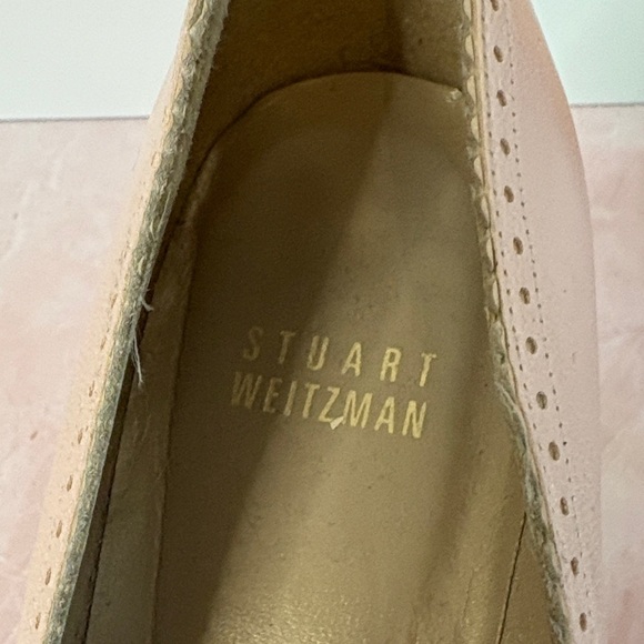 Stuart Weitzman Blush Pink Heels with Bow - Picture 3 of 12